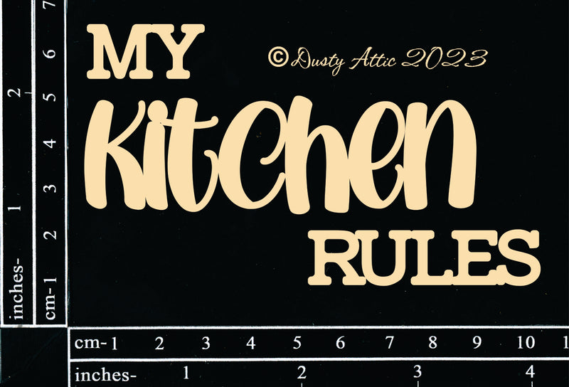 Dusty Attic Chipboard 3x5 - My Kitchen Rules, DA3525