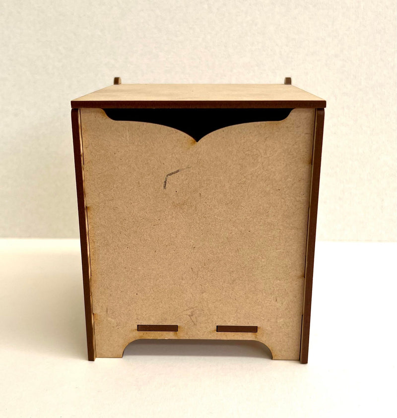 Dusty Attic - MDF Square Flip-Lid Box, DA3623