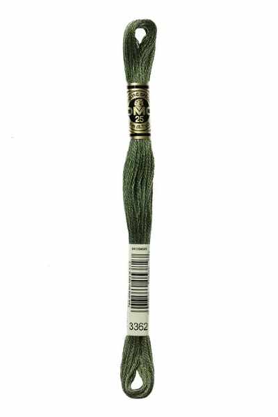 DMC 6-Strand Embroidery Cotton Floss 8.7yd - Conifer (Dark Pine Green), DMC3362