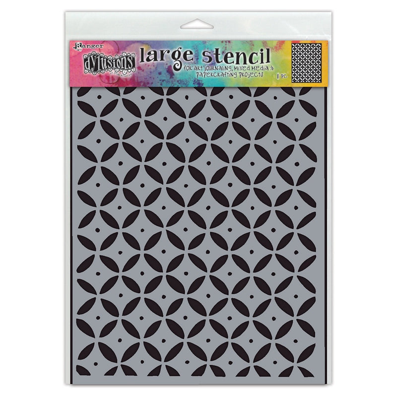 Dyan Reaveley's Dylusions Stencil, Large 9x12 - Dot Grid, DYS85041