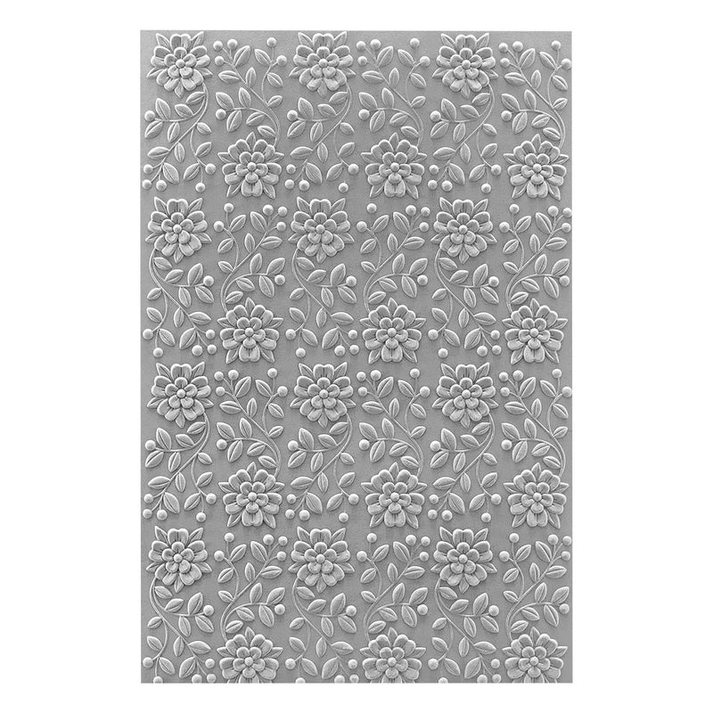 Spellbinders 3D Embossing Folder - Floral & Vine, E3D-058