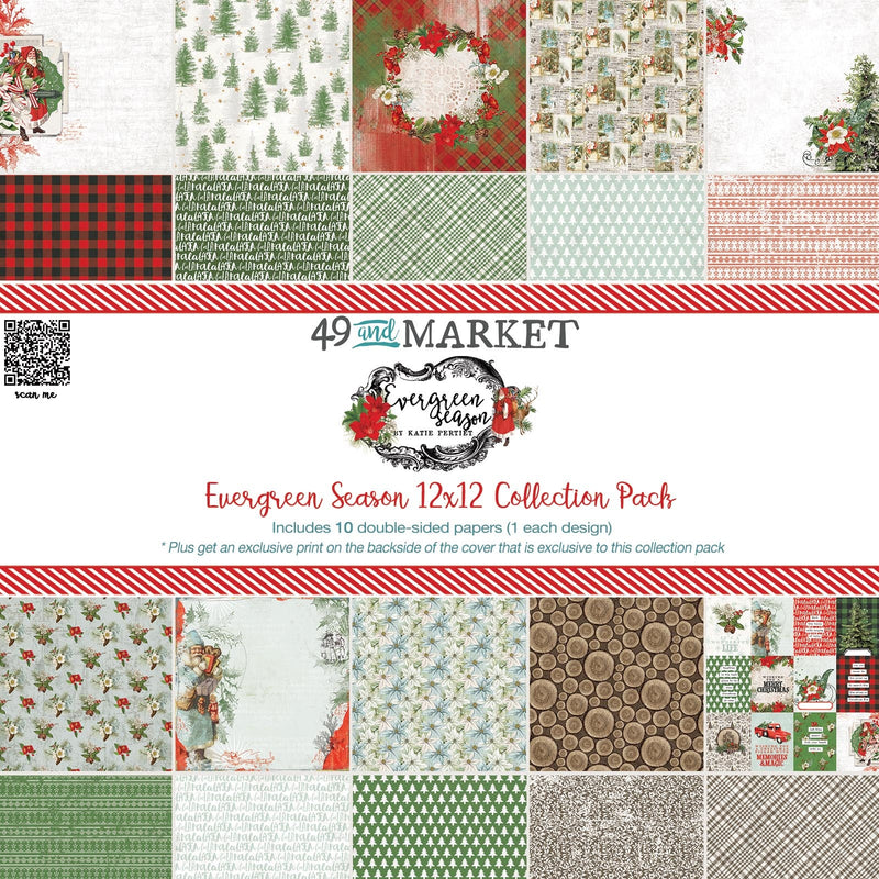 49 & Market - 12x12 Collection Pack - Evergreen Season, ES-28256