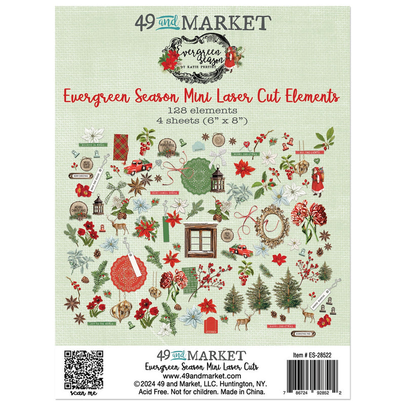 49 & Market - Mini Laser Cut Elements - Evergreen Season, ES-28522