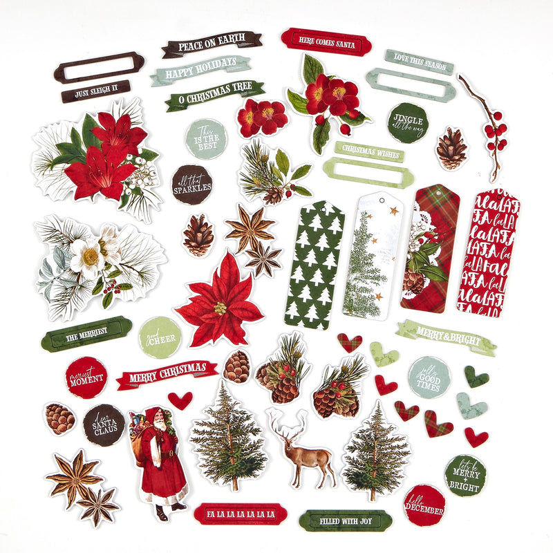 49 & Market - Chipboard Set - Evergreen Season, ES-28546