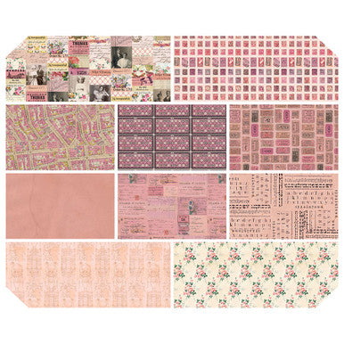 Free Spirit - Eclectic Elements - Palette PINK FQ Bundle of 10, by Tim Holtz