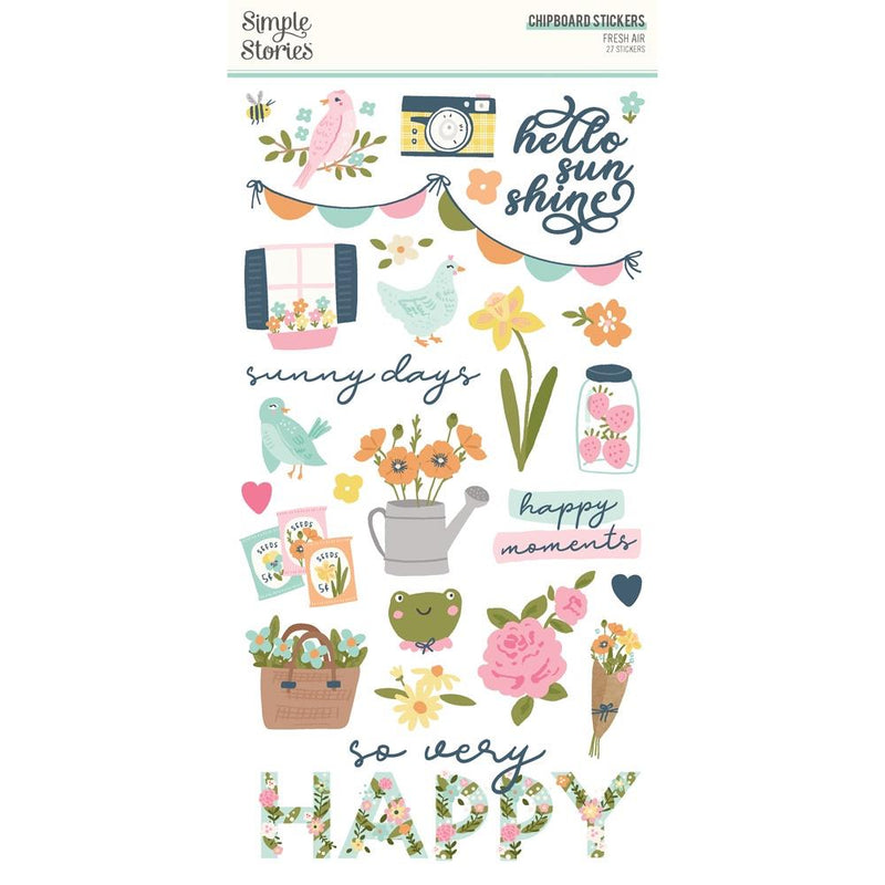 Simple Stories - Chipboard Stickers - Fresh Air, FRA21617