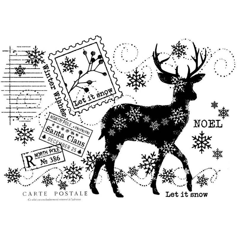 Creative Expressions Craft Dies - Winter Reindeer, FRS1013