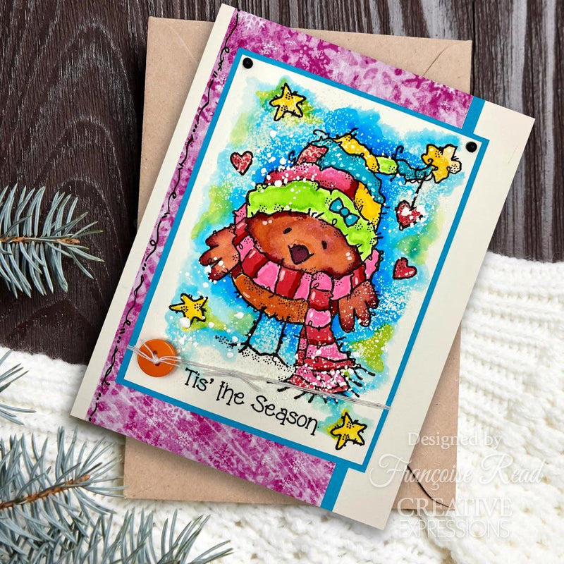 Creative Expressions 4x6 Stamp Set - Woodware -All Wrapped Up, FRS1051