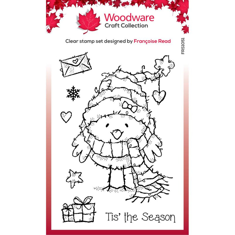 Creative Expressions 4x6 Stamp Set - Woodware -All Wrapped Up, FRS1051