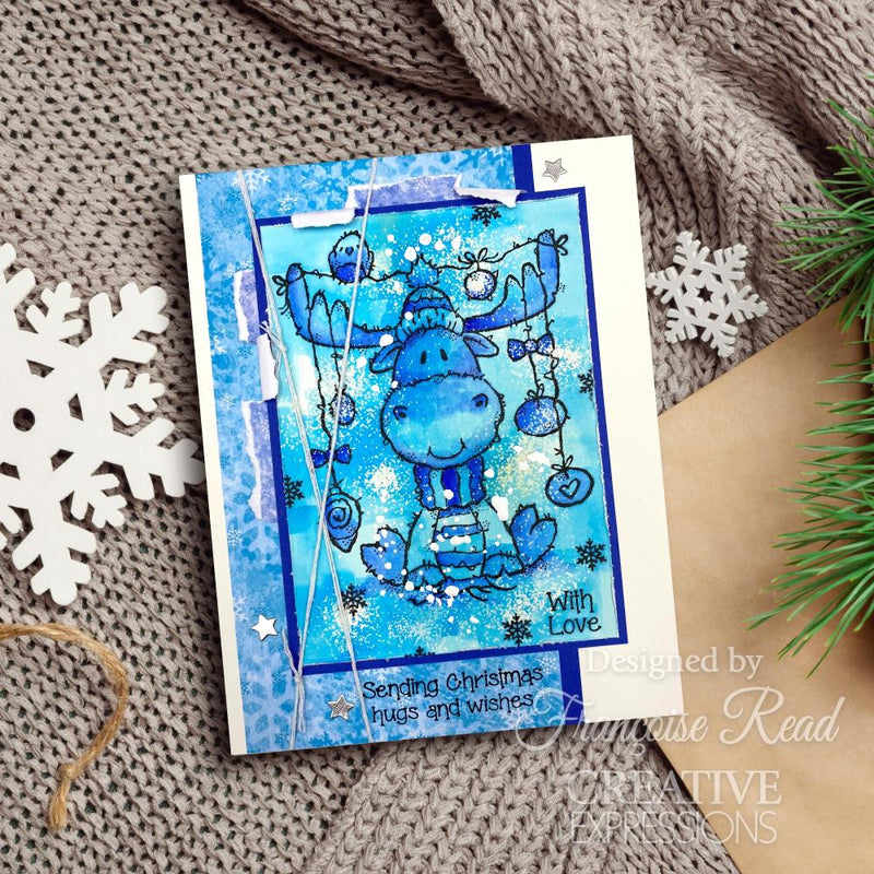 Creative Expressions Stamp Set - Woodware - Magical Christmas Greetings, FRS425