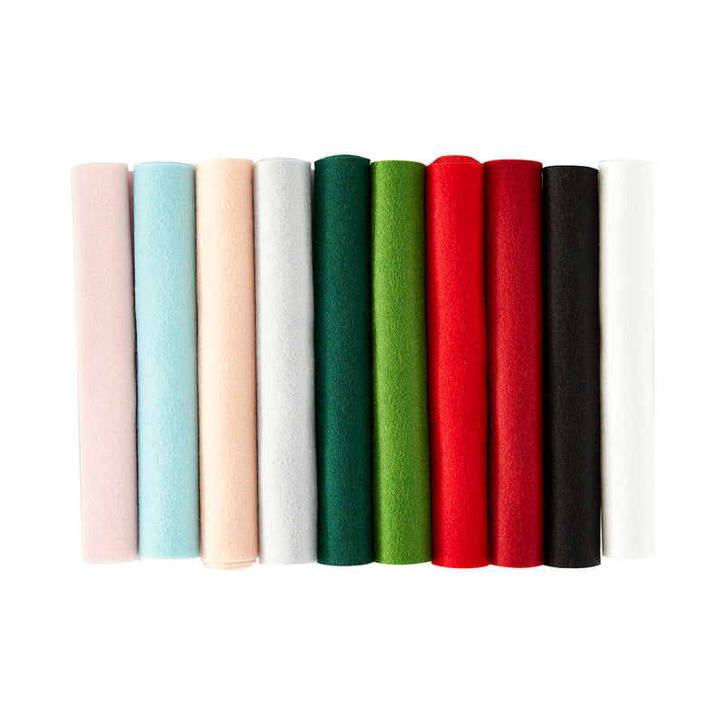 Spellbinders Merino Wool Felt Sheets - Holidayl Collection, FS-001