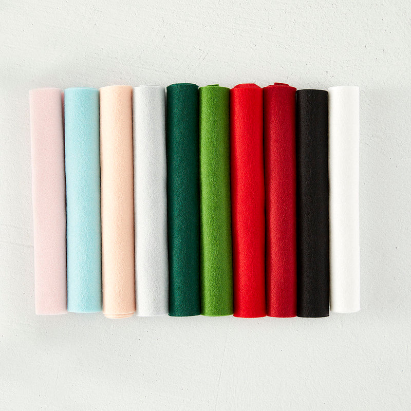 Spellbinders Merino Wool Felt Sheets - Holidayl Collection, FS-001