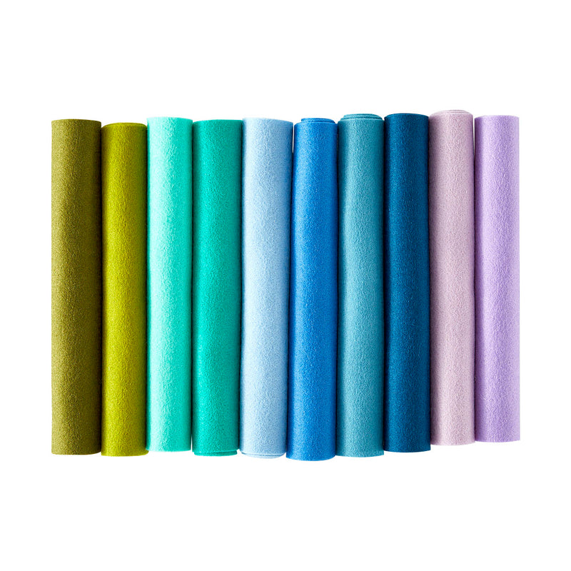 Spellbinders Merino Wool Felt Sheets - Cool Collection, FS-003