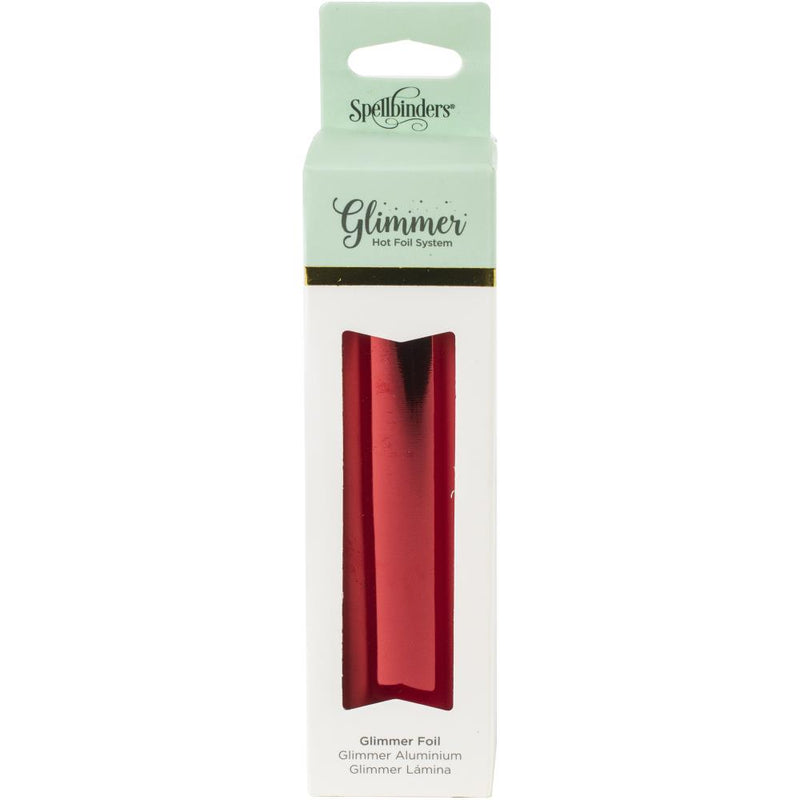 Spellbinders Glimmer Hot Foil 1 Roll - Red, GLF 007