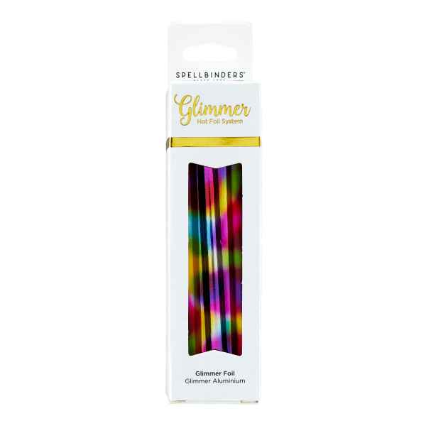 Spellbinders Glimmer Hot Foil 1 Roll - Rainbow Confetti, GLF-045