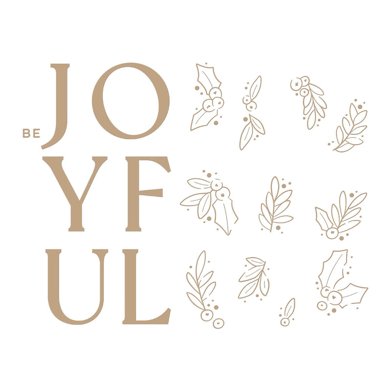 Spellbinders Glimmer Hot Foil Plate - Joyful, GLP-390