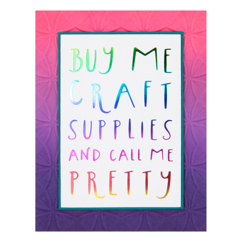 Spellbinders Glimmer Hot Foil Plate - Buy Me Craft Supplies, GLP-403