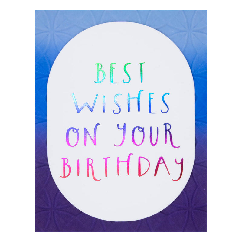 Spellbinders Glimmer Hot Foil Plate - Best Wishes on Your Birthday, GLP-404