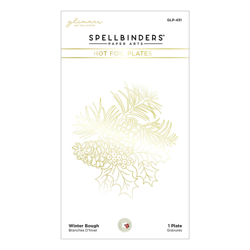 Spellbinders - Winter Bough Hot Foil Plate, GLP-431