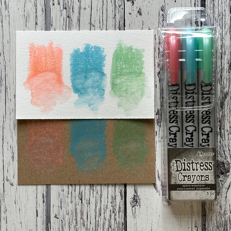 Tim Holtz Distress Crayon Pearl Set 3Pc - Holiday Set