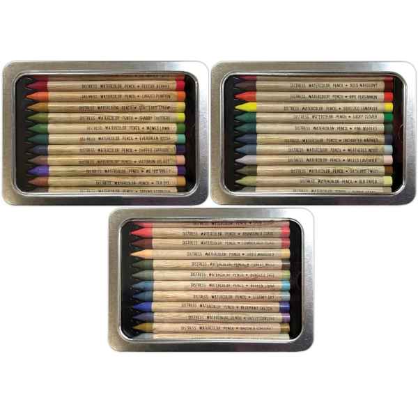 Tim Holtz Distress Watercolor Pencils Sets #4, #5, & #6 - I Want It All, TDH-ALL456