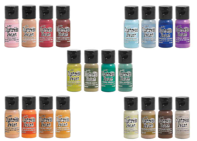 Ranger Limited Edition- Tim Holtz Distress Flip Top Paint Kits 1-5, IWIA