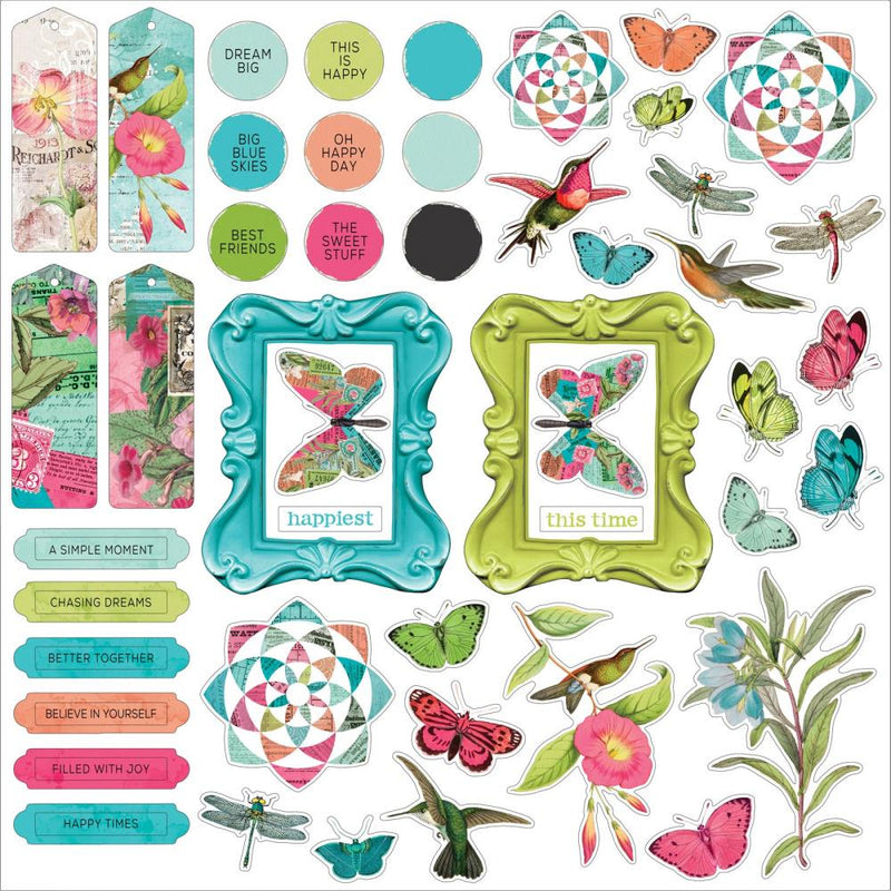 49 & Market Chipboard Set - Kaleidoscope, KAL27266