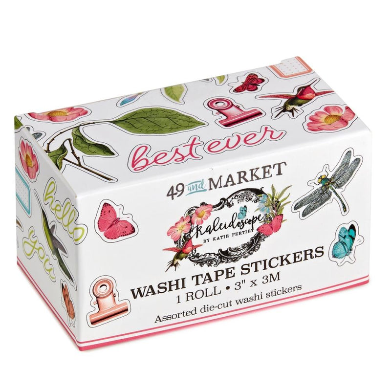 49 & Market Washi Tape Stickers Roll - Kaleidoscope, KAL27310