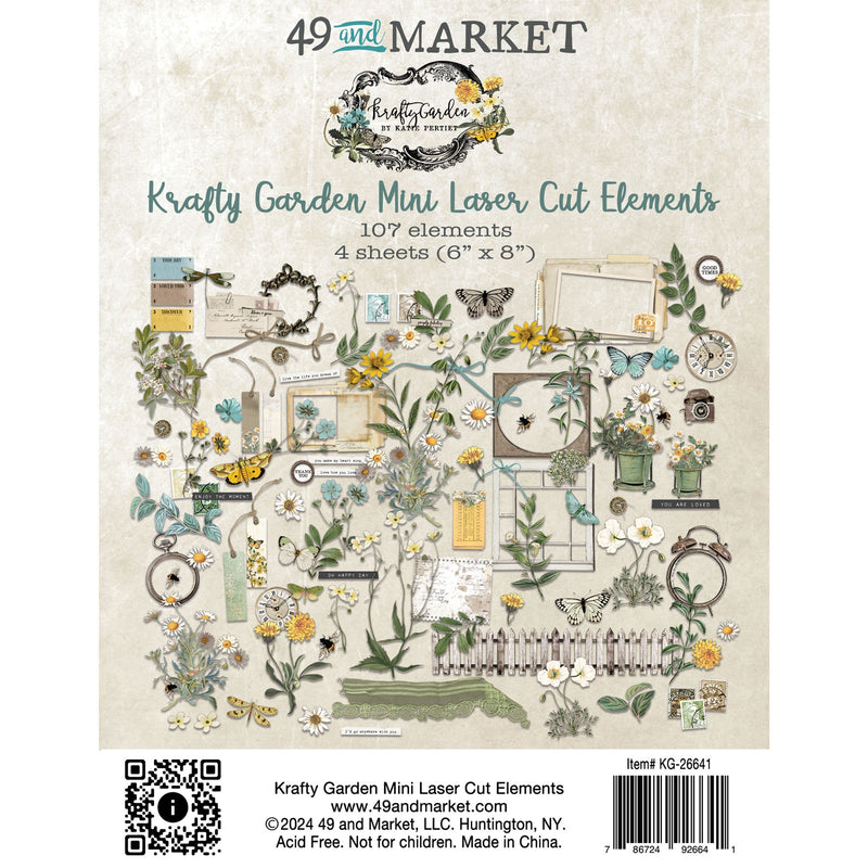 49 & Market Mini Laser Cut Elements - Krafty Garden, KG26641