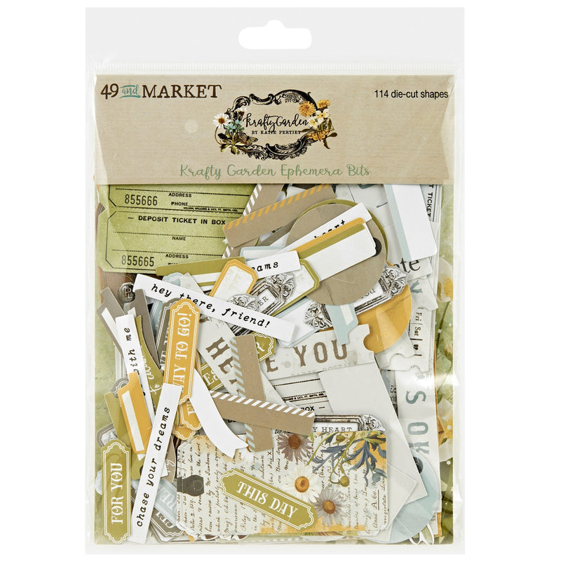 49 & Market Ephemera Bits - Krafty Garden, KG26658