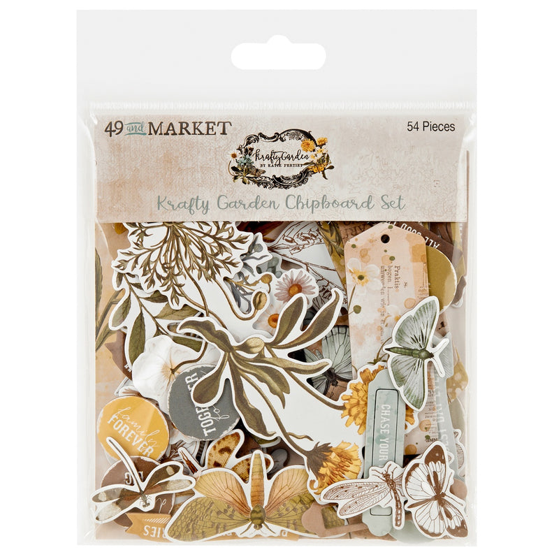 49 & Market Chipboard Set - Krafty Garden, KG26689