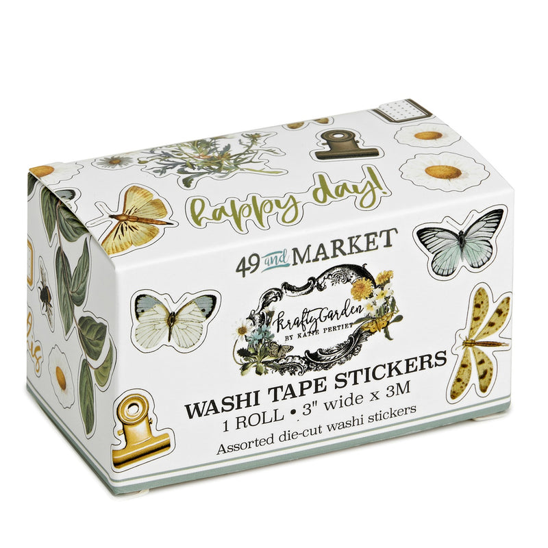 49 & Market Washi Tape Stickers - Krafty Garden, KG26733