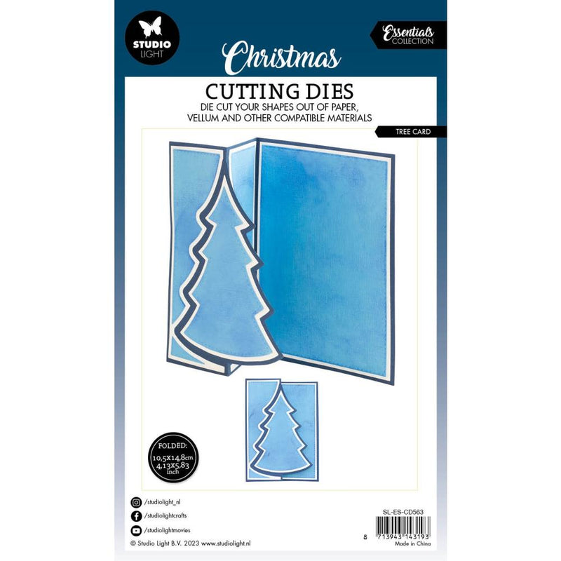 Studio Light Essentials Cutting Die Set - Tree Card, LESCD563