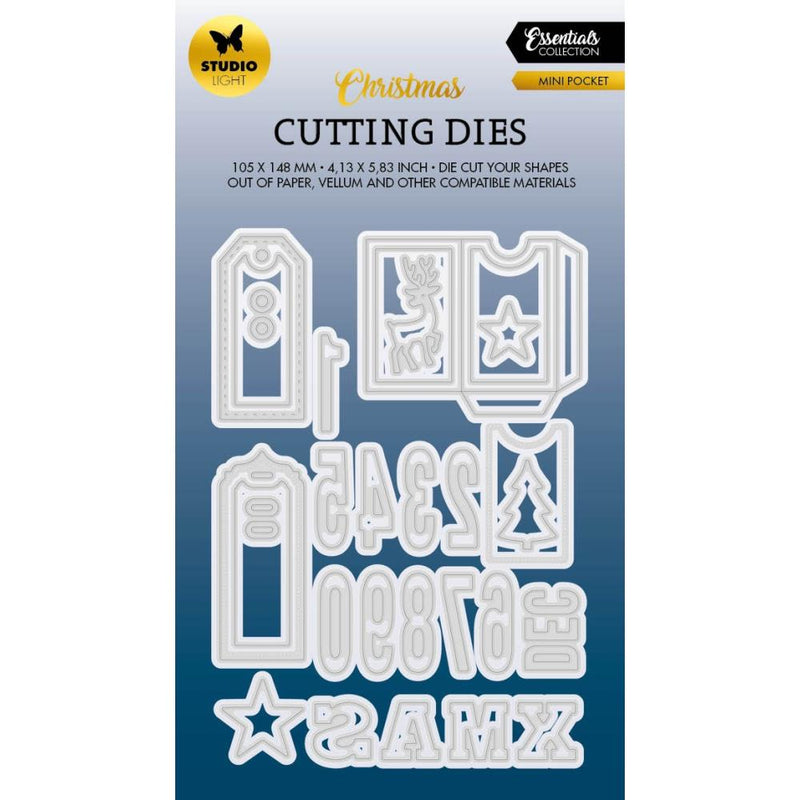 Studio Light Essentials Cutting Die Set - Mini Pocket, LESCD566