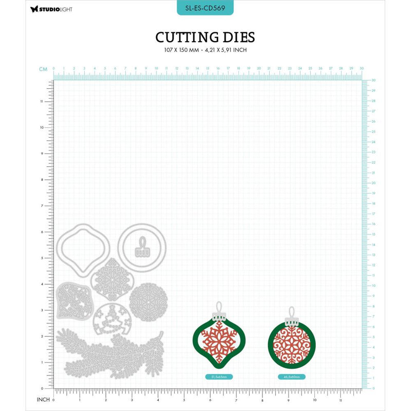 Studio Light Essentials Cutting Die Set - Shaker Balls, LESCD569