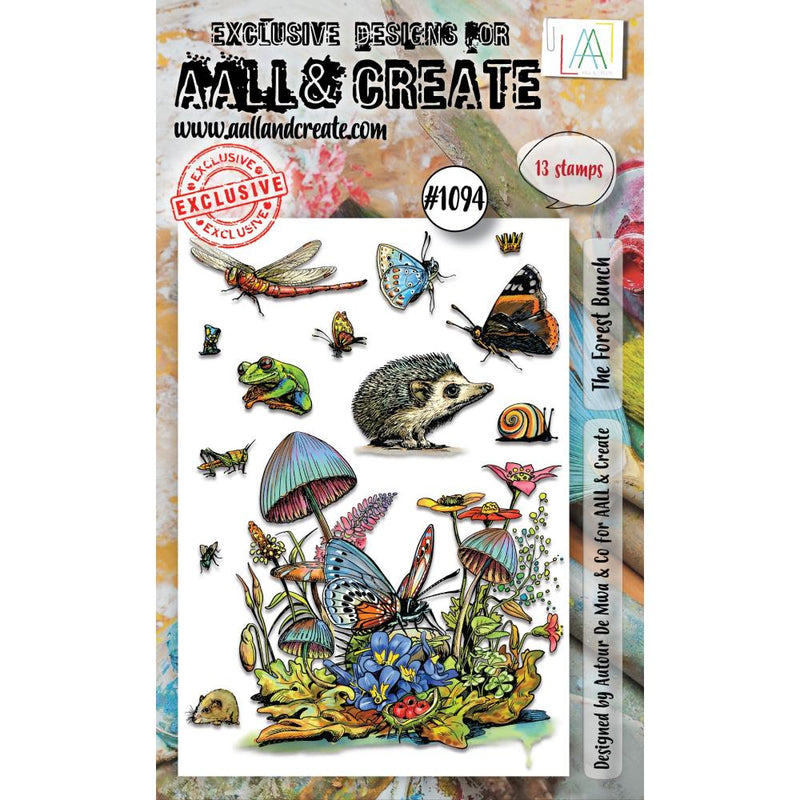 AALL & Create A6 Clear Stamp Set - The Forest Bunch, LLTP1094