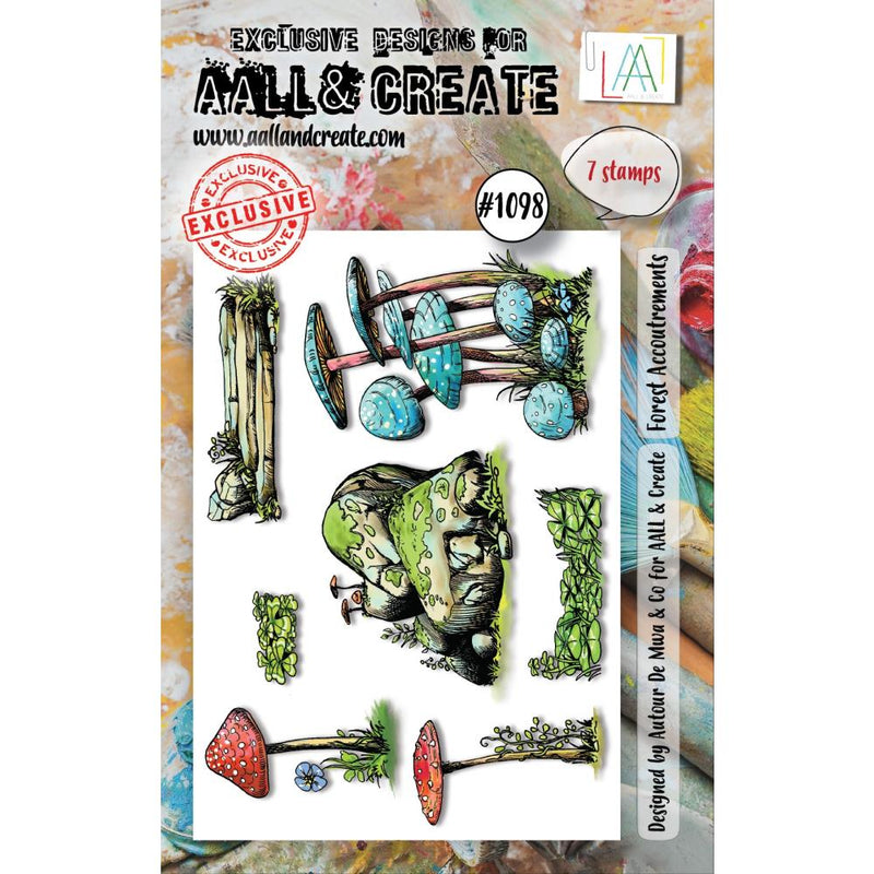 AALL & Create A7 Clear Stamp Set - Forest Accountrements, LLTP1098