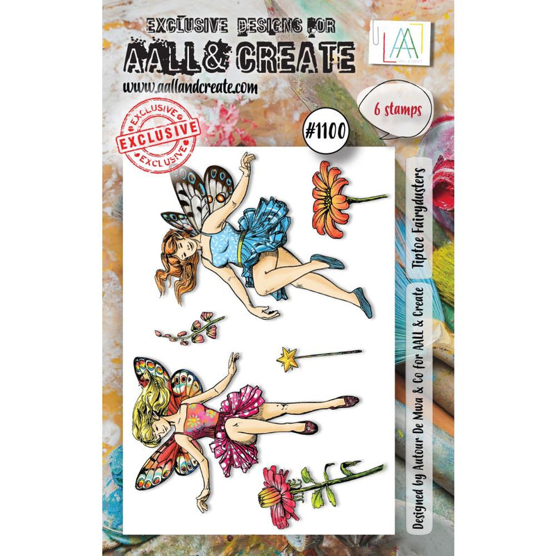 AALL & Create A7 Clear Stamp Set - Tiptoe Fairy Dusters, LLTP1100