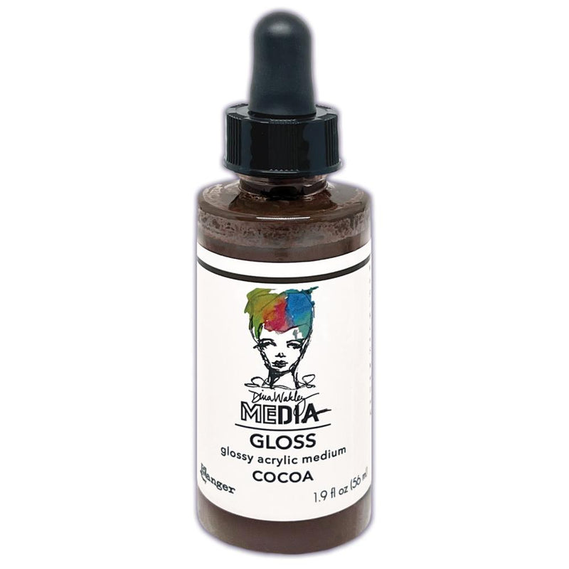 Dina Wakley MEdia - Gloss Dropper - Cocoa, MDO86949