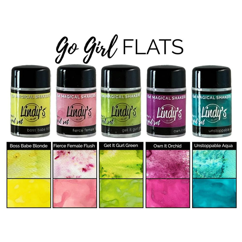 Lindy's Magical Flat Shaker 5PK - Go Girl! Flats, MFS8666