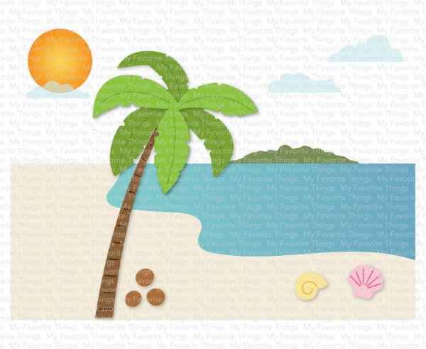 My Favorite Things Die-namics - Beach Scene Builder, MFT-1807 Retired