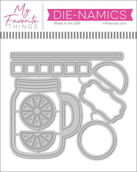 My Favorite Things 3PC Mason Jar Stamps & Die-namics, CS765/2475/2476 Retired