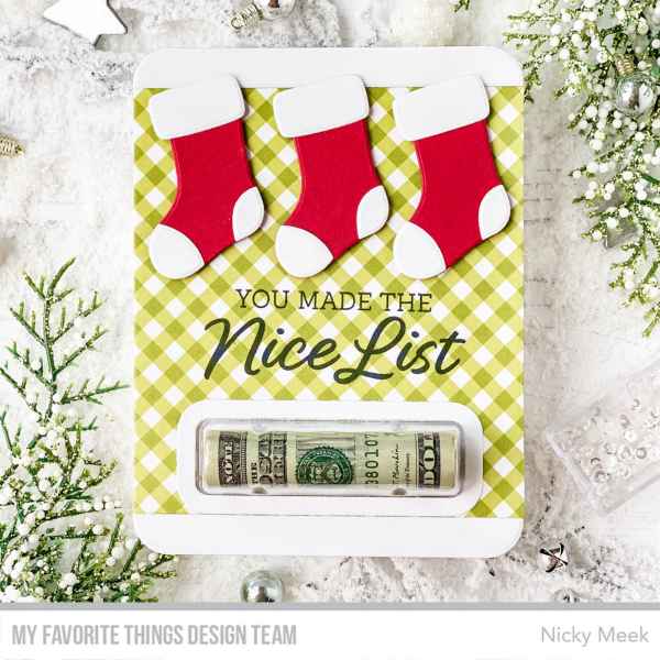 My Favorite Things Stamp Set - Christmas Cash, MFT-CS-736