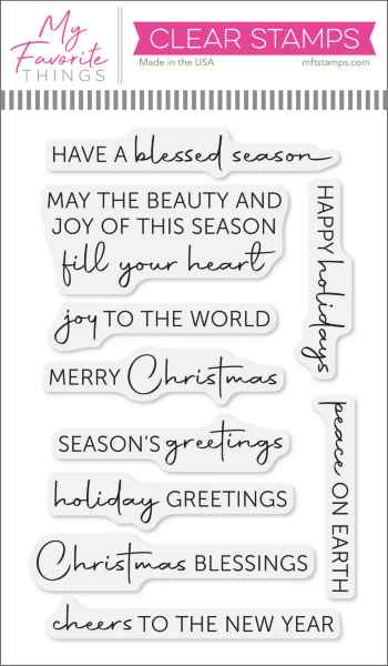 My Favorite Things Stamp Set - Christmas Wishes, MFT-CS-822