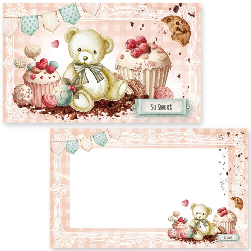 Asuka Studio - Beary Sweet - Journaling Cards 20Pc Pack, MP-61225