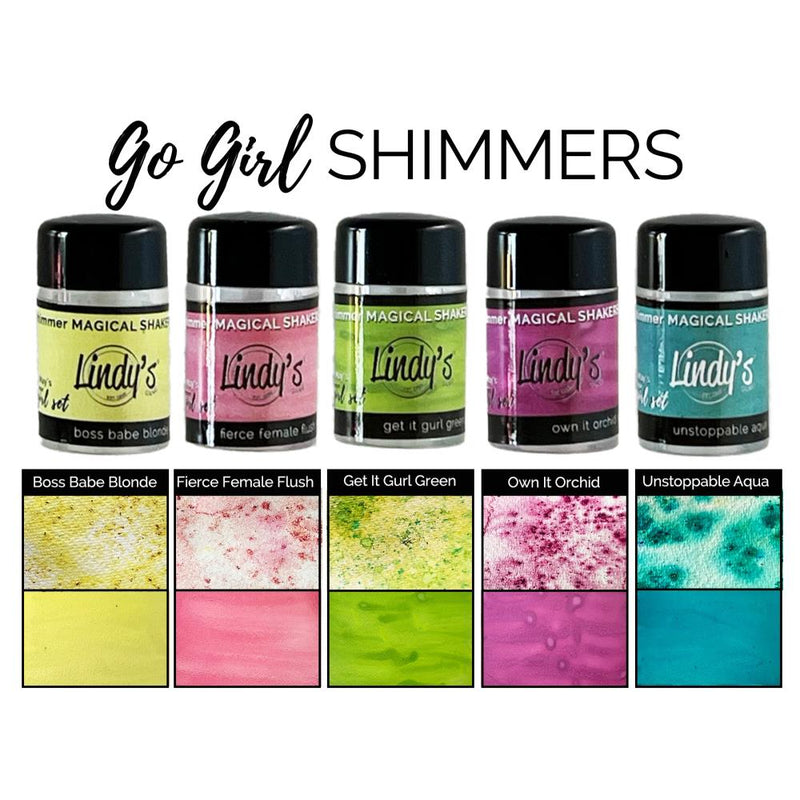 Lindy's Magical Shimmers Shaker 5PK - Go Girl! Shimmers, MSS8673