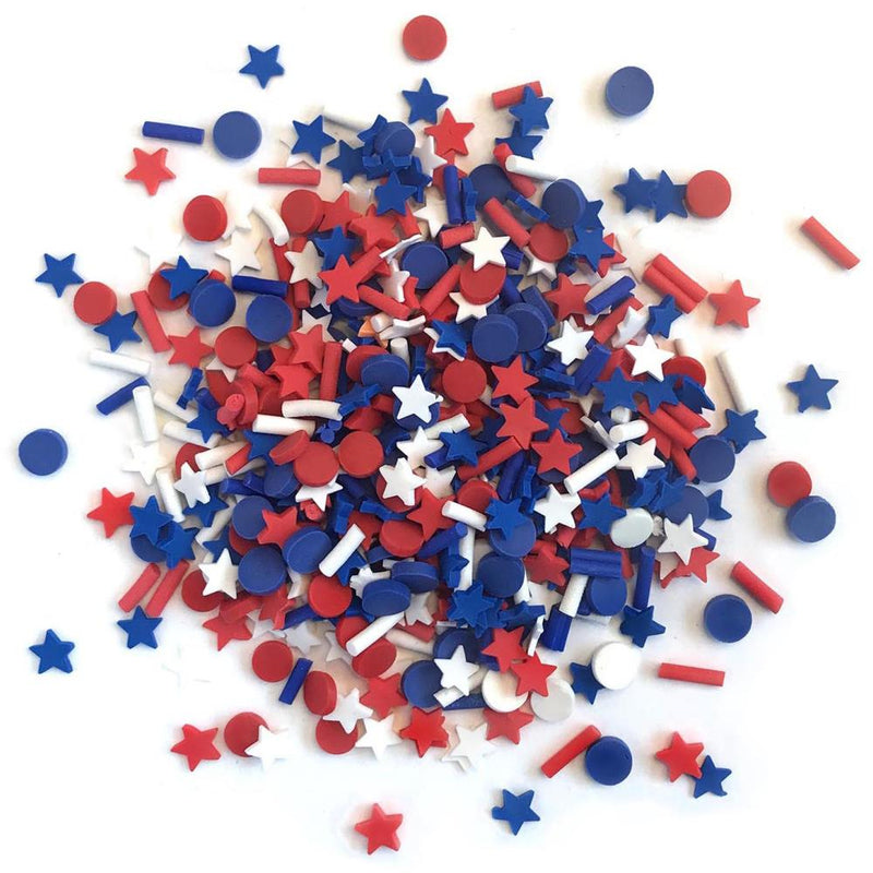 Buttons Galore & More - Sprinkletz - Star Spangled, NK114