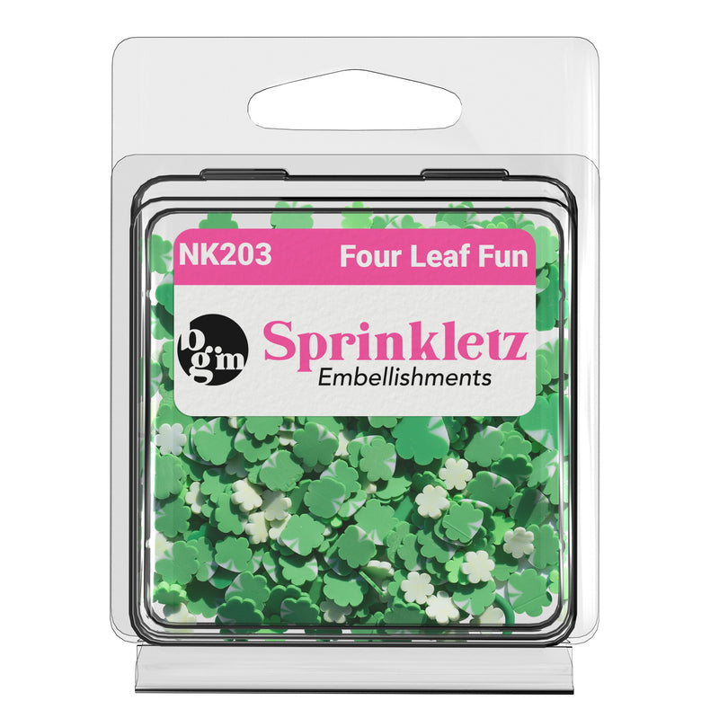 Buttons Galore & More - Sprinkletz - Four Leaf Fun, NK203