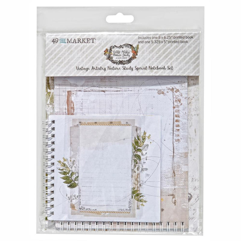 49 & Market Spiral Notebook Set- Vintage Artistry Nature Study, NS23817