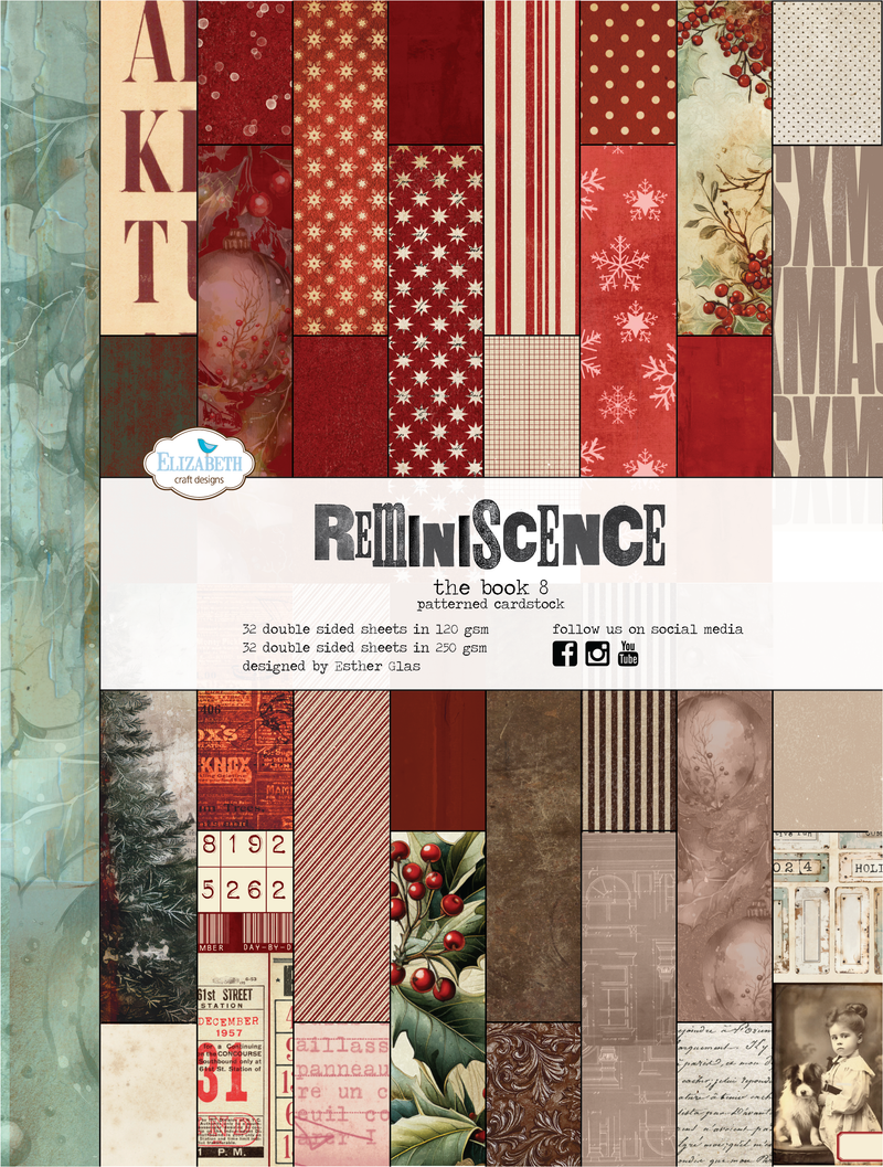 Elizabeth Craft Designs - Reminiscence The Book 8, PB08